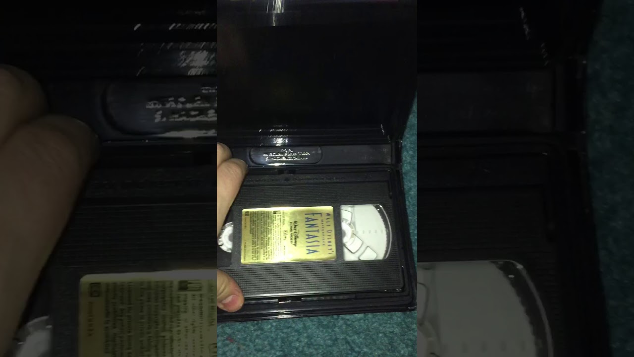 Fantasia 1991 VHS Review (Vertical Gold Sticker Label Copy) YouTube