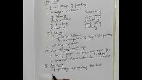 Plus two humanities computer applications class - Chapter 1 -  Postpress activities in publishing