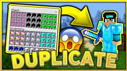 How To DUPLICATE Items In MCPE! (1.14+) - Minecraft Bedrock Edition - (XBOX, PS4, W10, PE, SWITCH)
