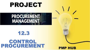12.3 Project Control Procurement Process