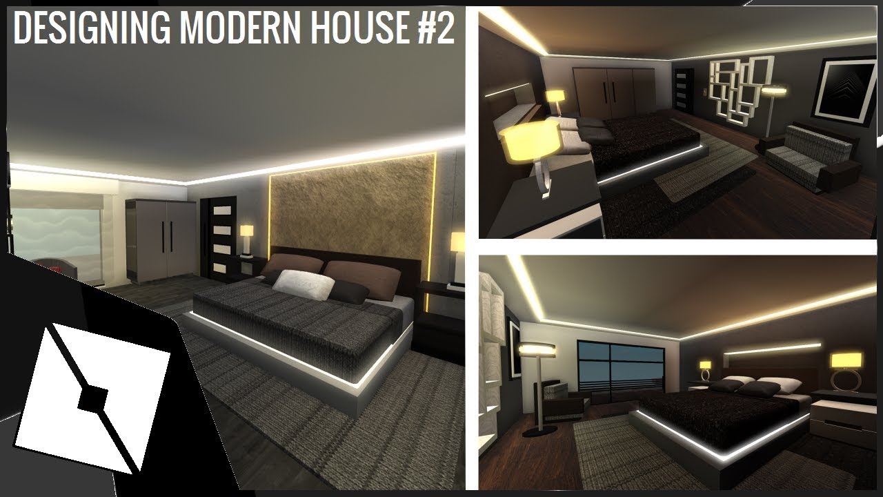 Roblox Studio Modern House Designing 4 Youtube - roblox houses room