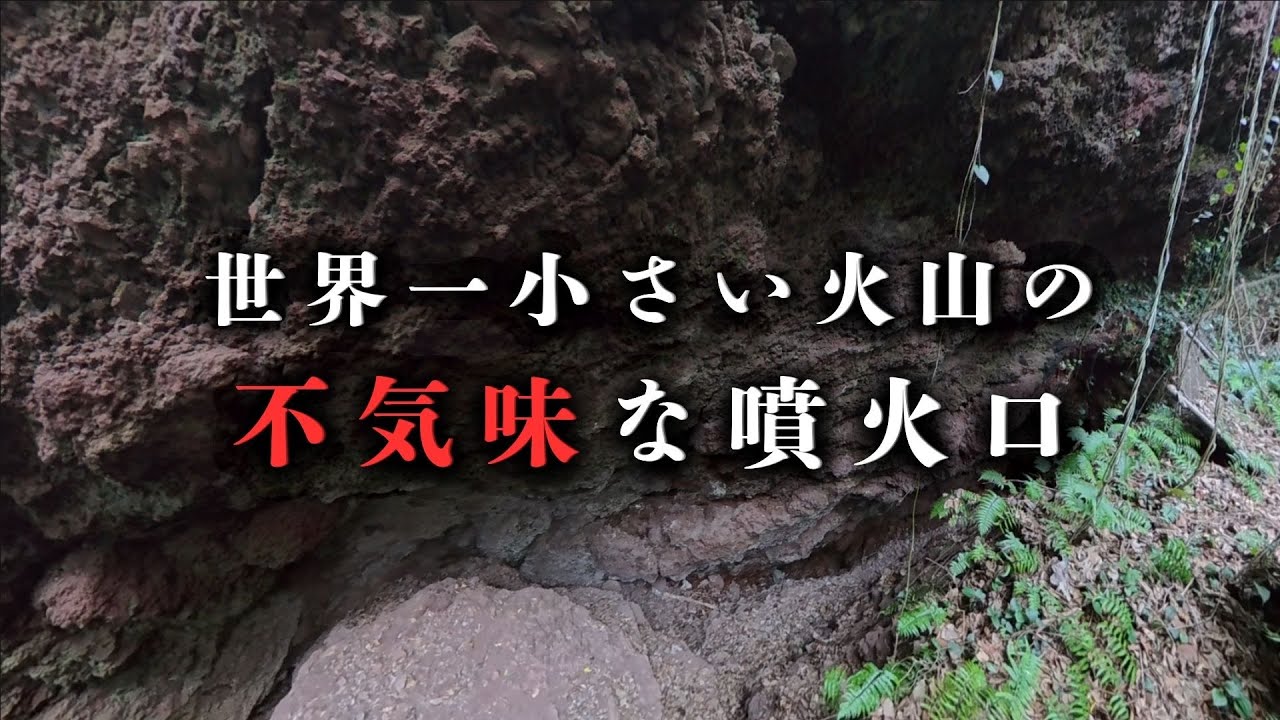 世界一小さい火山！不気味な噴火口を覗く体験｜笠山 360°VR【晩酌旅行】