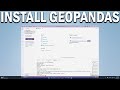 How To Install GeoPandas for Python in VS Code