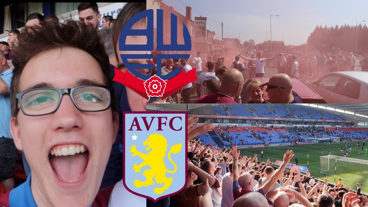 *RECORD BREAKERS!* BOLTON WANDERERS 0-2 ASTON VILLA | 19/4/19 | *VLOG* championship belt