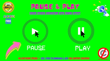 Click to Pause ⏸️and Play▶️ The Video🎥Animation Green Screen With Sound Effect🔊No Copyright Strike✔️