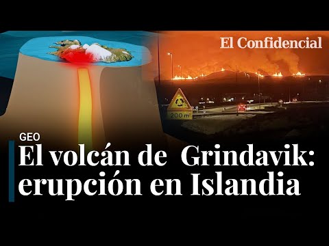 El volcán de Grindavik entra en erupción: así funciona la extraña geología de Islandia