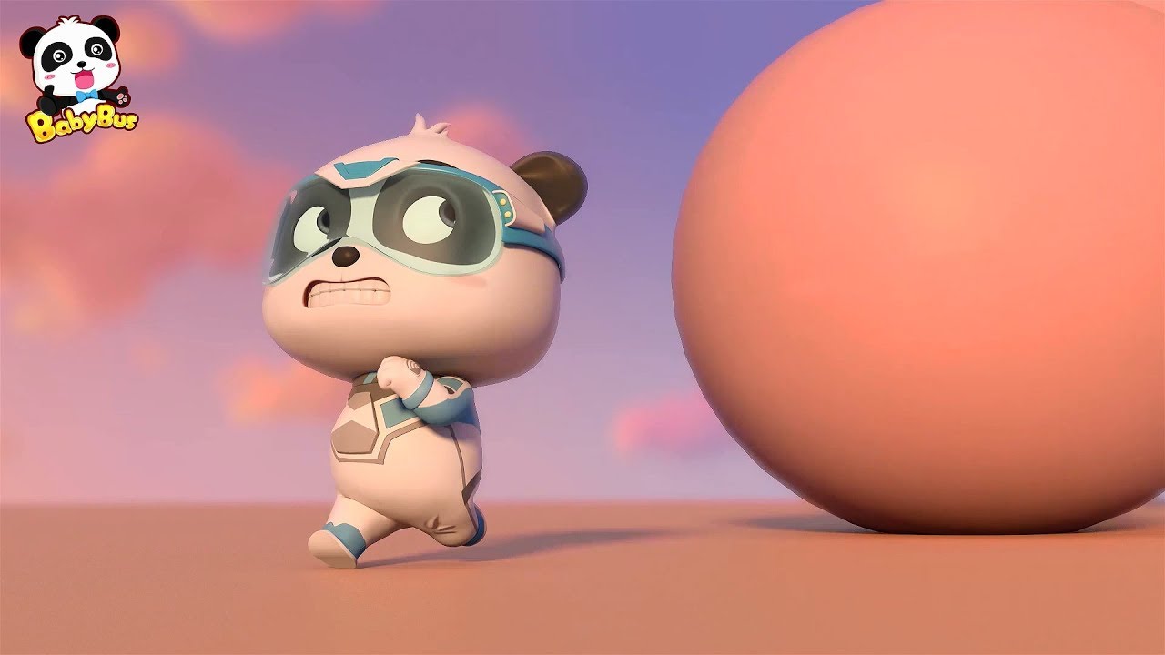 ¡Corre, Súper Panda Kiki! Súper Panda Héroes Dibujos Animados
