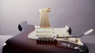 How a Fender Stratocaster is made (30 seconds)