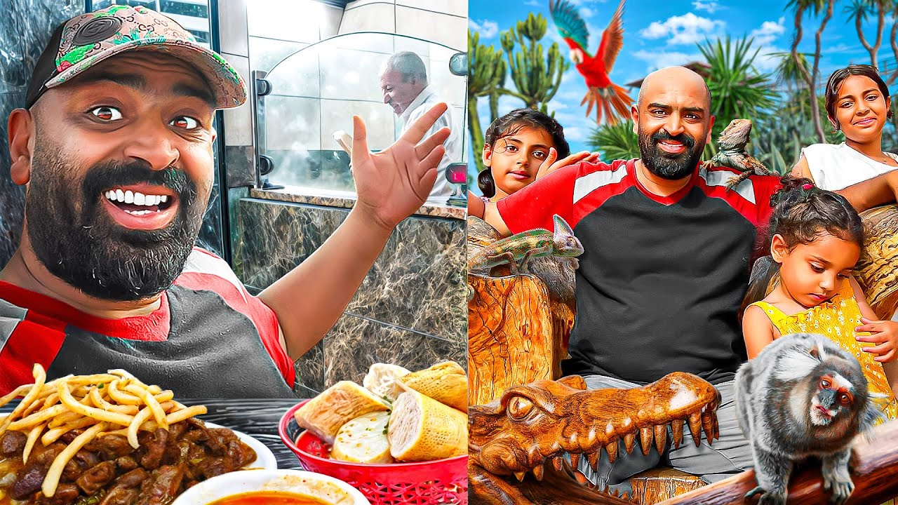 جولة في مدينة اغادير 😍 وتجربة أكل الكبد عند اشهر🤯الصيف في المغرب 🇲🇦