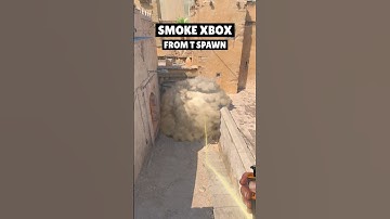 HOW TO SMOKE XBOX from T SPAWN on Dust2 (CS2)  #cs2 #counterstrike2 #cs2clips #shorts