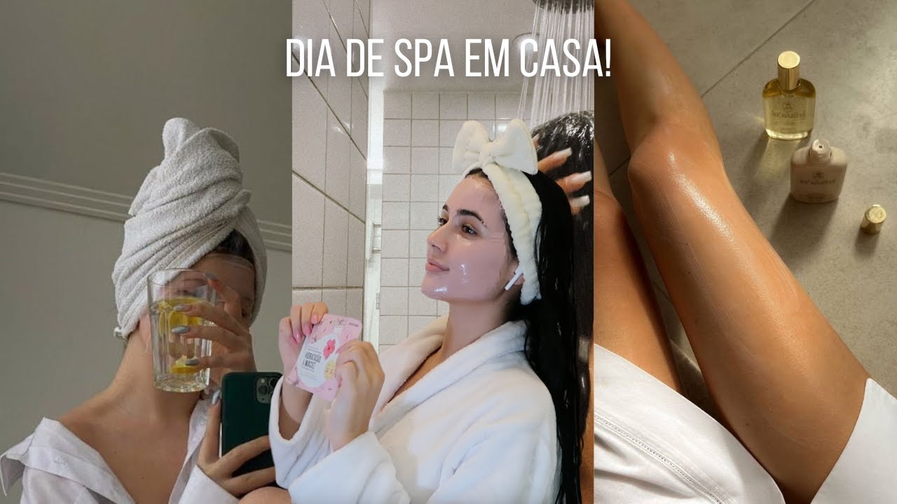 spa day ♡ rotina de autocuidado relaxante com cabelos, skin care, esfoliante novo...
