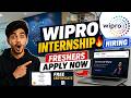 Wipro Internship 2026 🔥 Intern Designer Role | Apply Now for Freshers | Wipro Hiring Multiple Roles