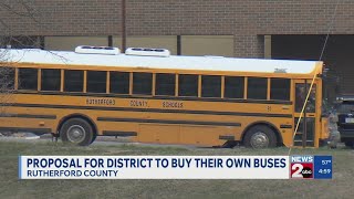 Proposal for Rutherford County Schools to buy their own buses
