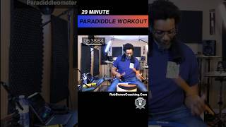Can you last the whole 20? Try the full workout up on the channel 💪🏽 #20MinuteParadiddleWorkout🥁