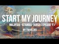 start my journey to Turkey as a backpacker from malaysia | with english subtitles Episode 1