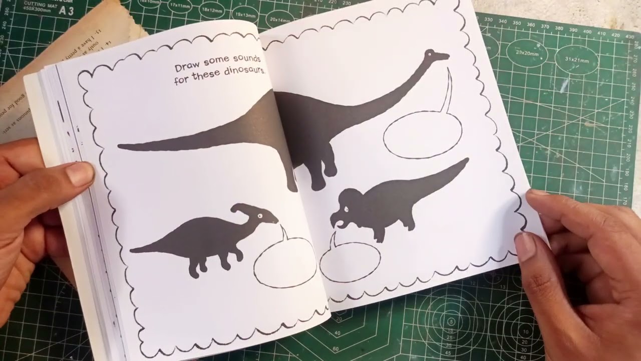 🦕✏️ Flip Through | Draw It! Dinosaurs by Sally Kindberg | Step-by-Step Prehistoric Art!