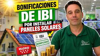 ¿Sabías que puedes bonificarte el IBI instalando placas solares en ciudades como Madrid?