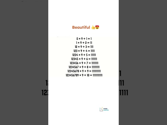 Loved it! 👍👍😍 ✅️ #mathvideos #math  #geometry #numberpatterns #shorts