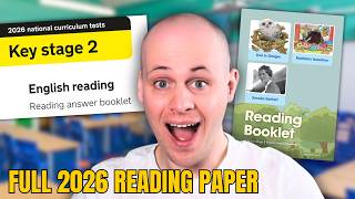 2026 Year 6 SATS Reading Paper Answers (Full Walkthrough)