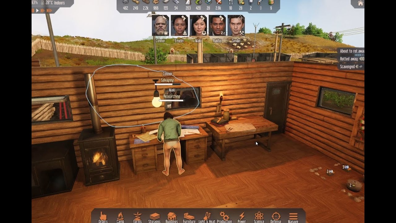 Stranded: Alien Dawn - When You're OUT OF MATS to Craft PANTS For your Survivors..