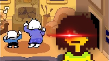 Kris when they saw Sans and Toriel jitterbugging