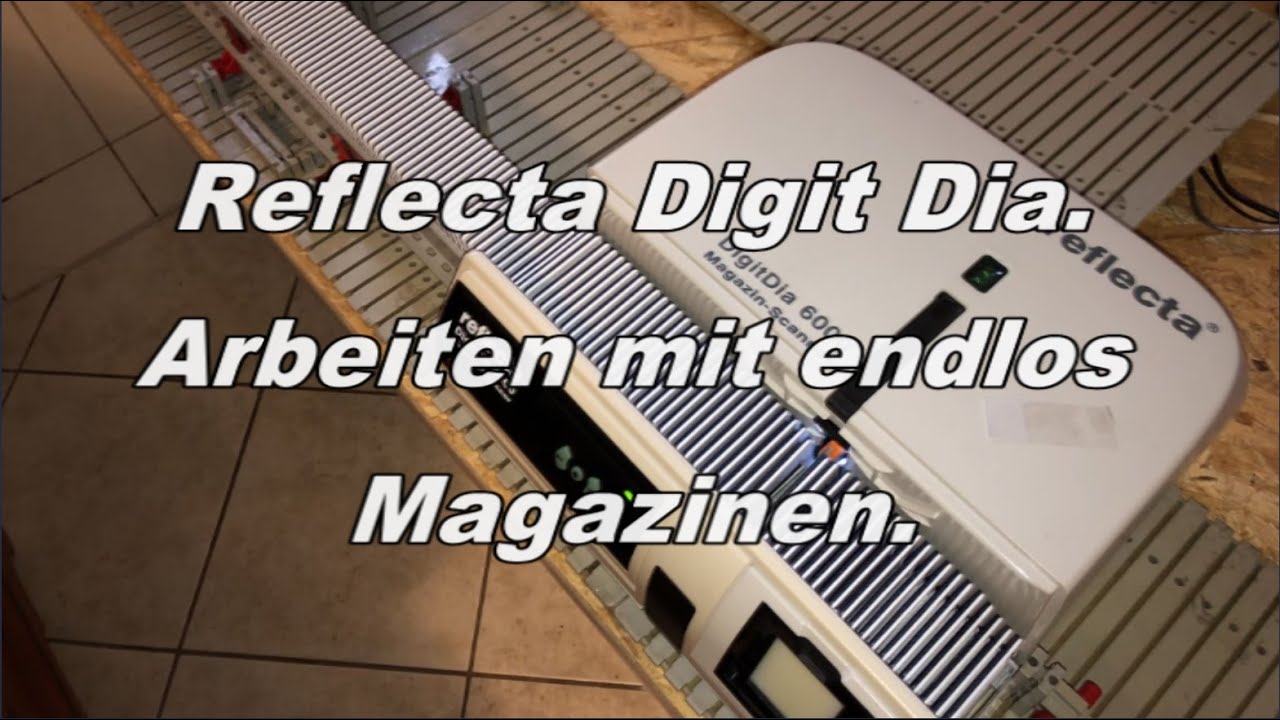 Reflecta Digit Dia, scannen mit endlos Magazinen