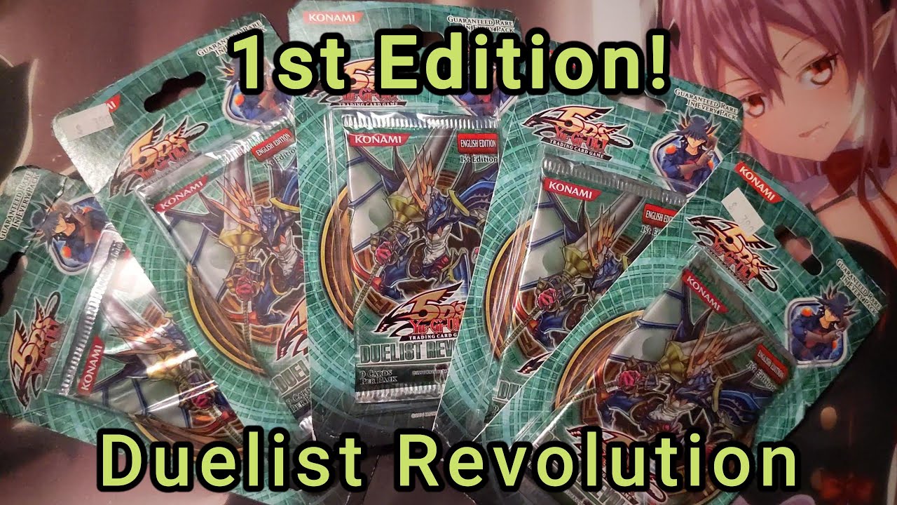 Opening 5 RARE 1st Edition Duelist Revolution Blister Packs!