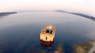 Потопената църква в яз. Жребчево