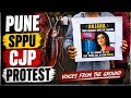 🎥 CJP Protest at SPPU Pune | Public Voices & Ground Reality | People Speak