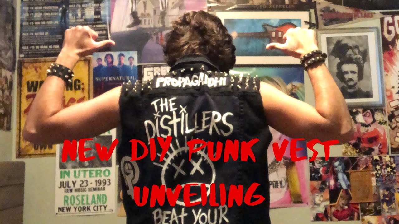 New DIY Punk Vest Unveiling