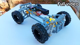 handmade off-road rc car from pvc pipe ( full video )