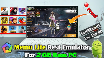 (New) MEmu Lite - New Android Emulator For 2GB RAM PC, , Best Settings For Low-End PC & Laptop