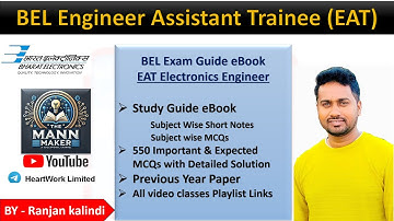 BEL EAT Electronics Study Material | Engineer Assistant Trainee |  BEL Exam Guide | EAT Syllabus