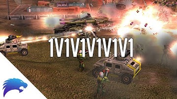 USA Corner Spot | 1v1v1v1v1v1 Defcon 6 | Generals Zero Hour