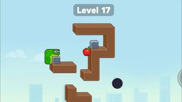 Snake Puzzle Slither to Eat Level 17 Walkthrough Solution
