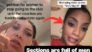 Strong and Independent Over 30 Women Want Free CLUB Sections and Free Drinks and No MEN in Spaces