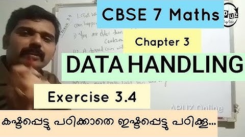 Class 7 CBSE Maths | Data Handling | Chapter 3 | Exercise 3.4 full solution