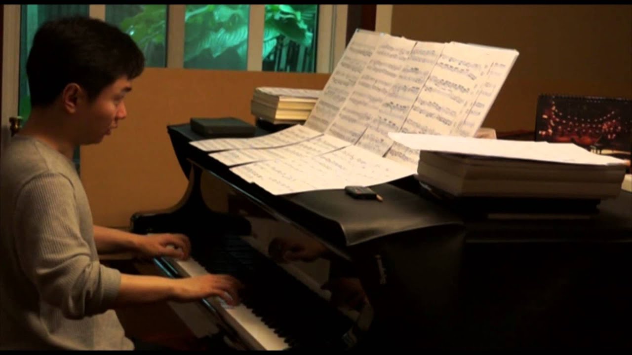 Wen-Yu Shen plays Bach Partita No.6-4, Air