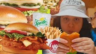 NEW WENDY'S CHIMICHURRI AND GHOST PEPPER RANCH BURGERS - mini review in The Bahamas 🇧🇸