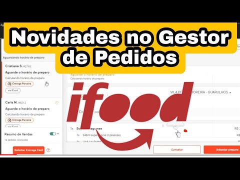 Novas Ferramentas no Gestor de Pedidos IFOOD