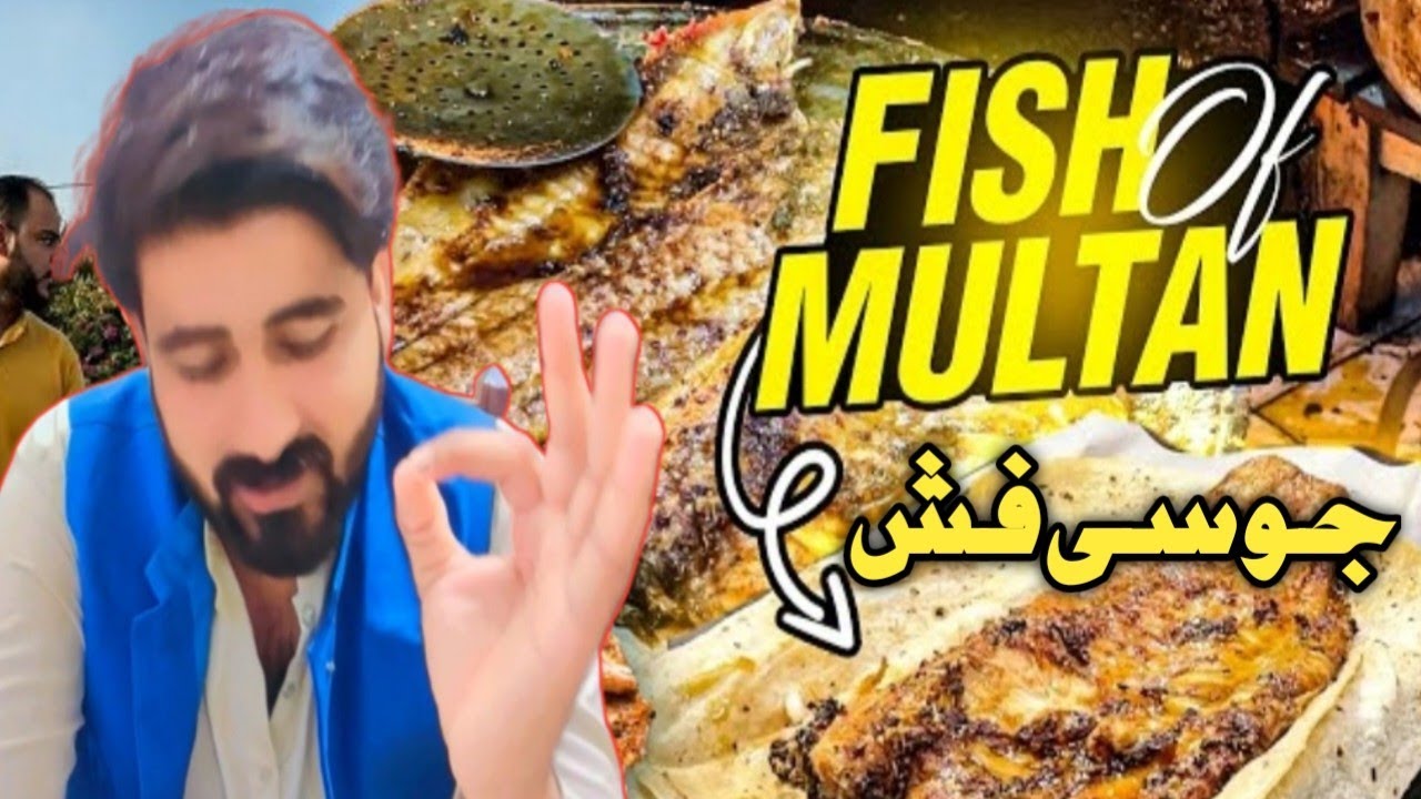 MULTAN Street Food Famous Fish of Allah Wasaya || josi Tander Fish in Multan foods famous