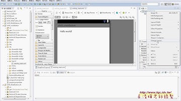 Android程式實務建置與開發與多按鈕範例建立專案與介面設計
