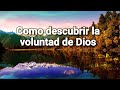 ¿Como puedo descubrir la voluntad de Dios? Consejo cristiano