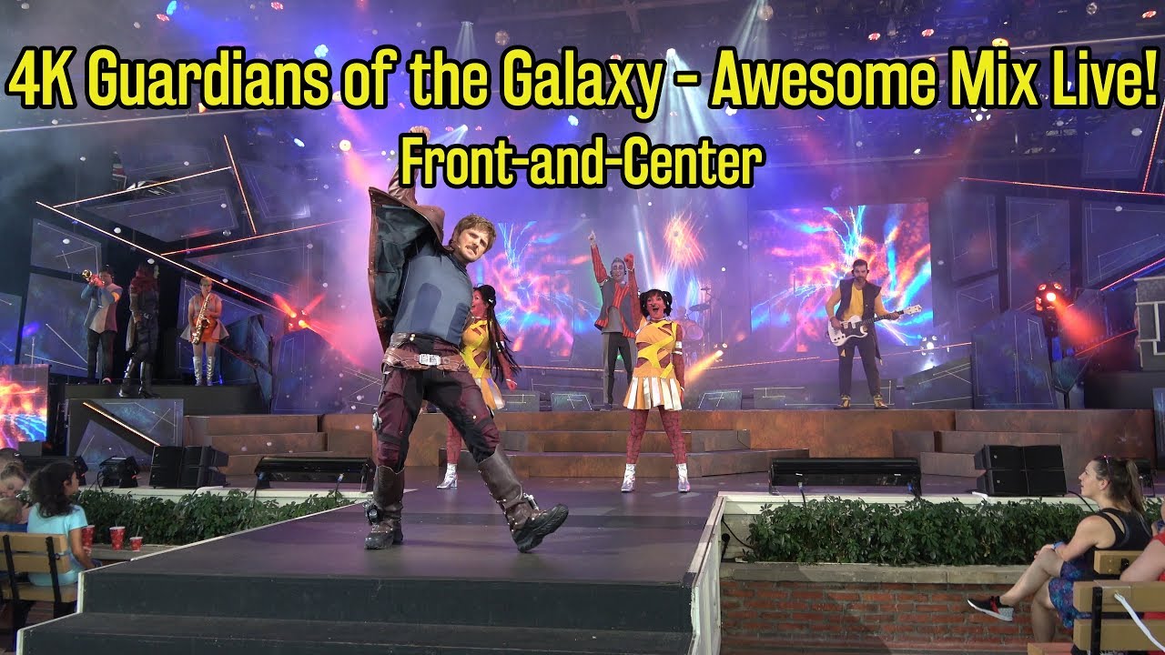 [4K] NEW Guardians of the Galaxy - Awesome Mix Live! | Epcot 2018