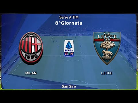 PES 2020 • Milan Vs Lecce 8°Giornata • COM vs COM Lv.Leggenda