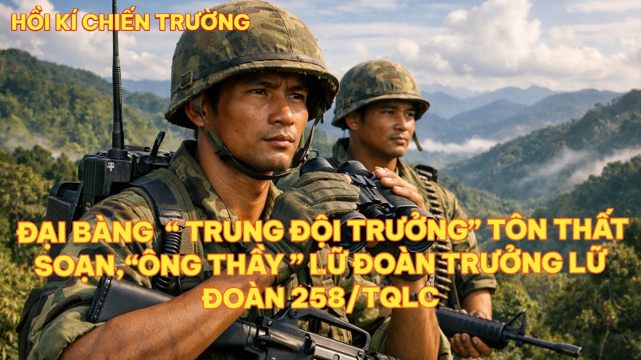 ĐẠI BÀNG  “ TRUNG ĐỘI TRƯỞNG” TÔN THẤT SOẠN,“ÔNG THẦY ” LỮ ĐOÀN TRƯỞNG LỮ ĐOÀN 258/TQLC