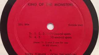 Godzilla, King of the Monsters! (1956) - U.S. Radio Spots