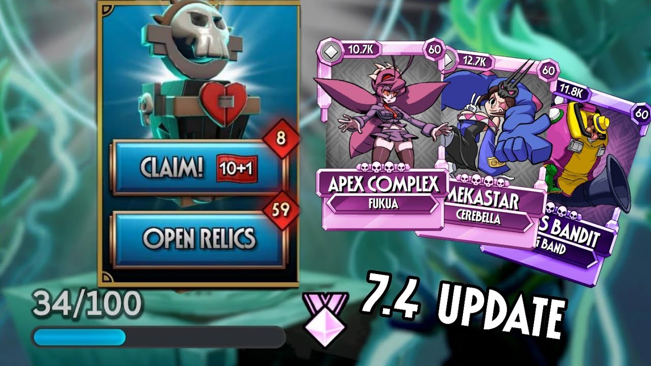 Pulling NEW DIAMONDS with FORTUNE'S FAVOR (aka Pity System), skullgirls mobile update 7.4