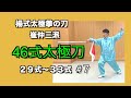 【武器化】刀の各所を武器化する 崔仲三派楊式太極拳の刀 46式刀 29式~33式 (8/12)