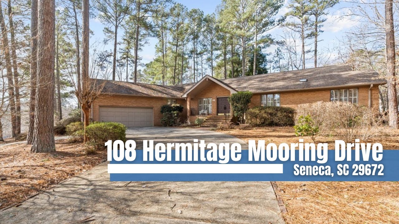 New listing in Stonehaven! 108 Hermitage Mooring Drive Seneca, SC 29672